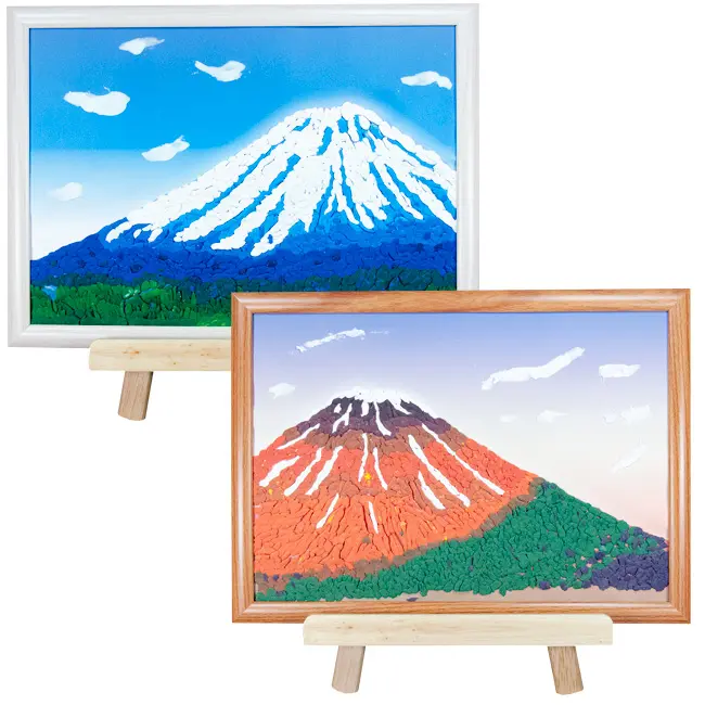 クレイアート「富士山」