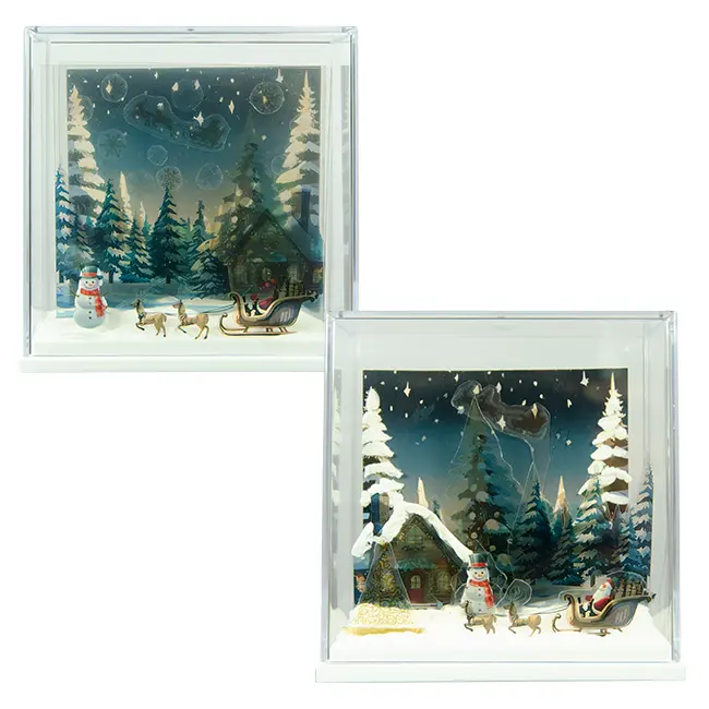 3Dアート「クリスマス」