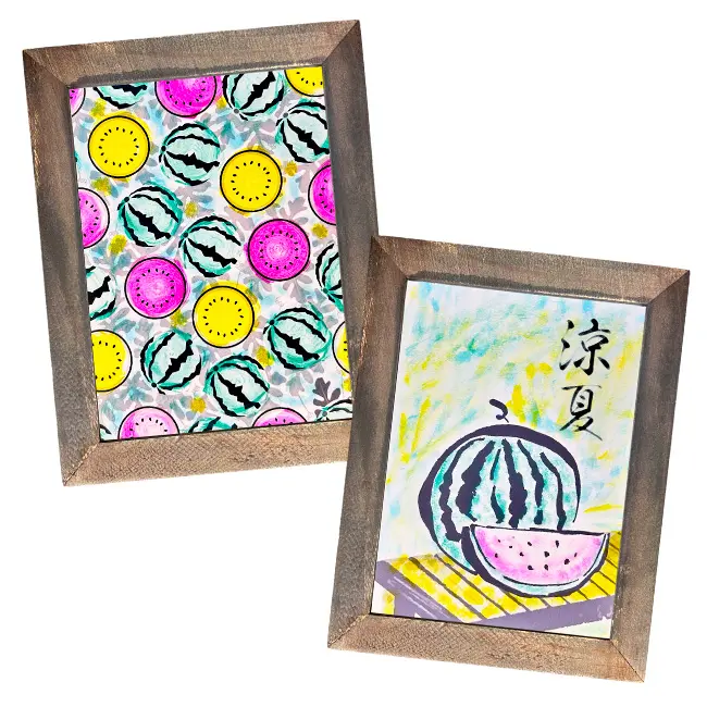 タッピングアート「西瓜」