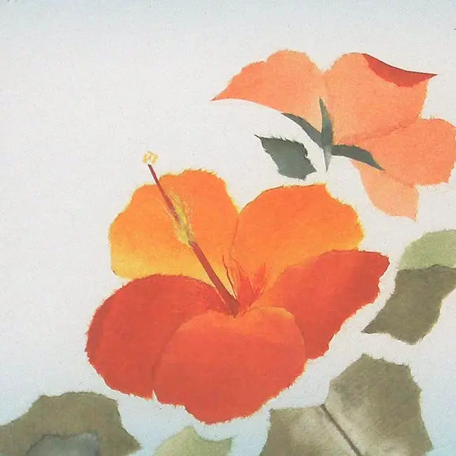 ペーパーコラージュ「夏野菜」